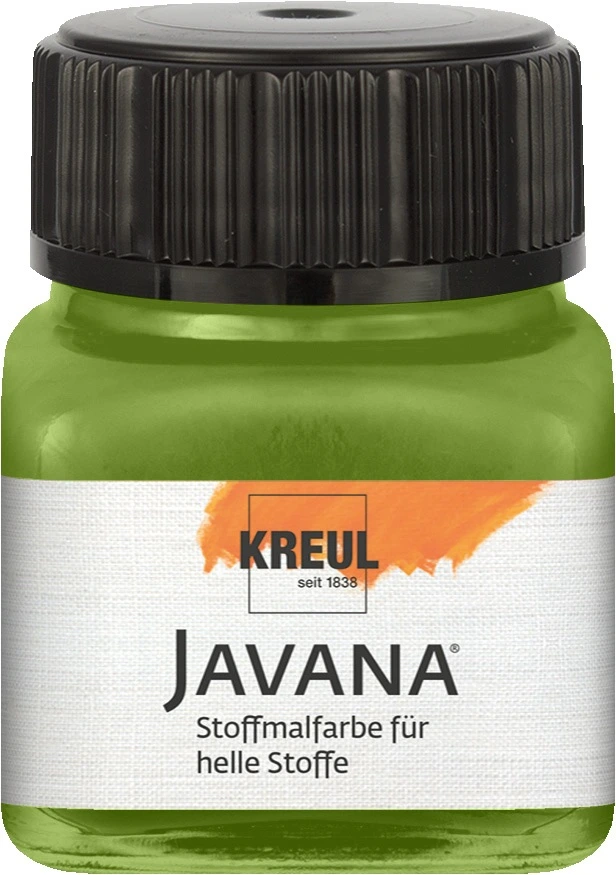 KREUL Javana Textile Color – zieleń oliwkowa 20 ml FARBA DO TKANIN JASNYCH