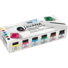 KREUL JAVANA ZESTAW FARB DO JEDWABIU BASIC SET 6X20ML
