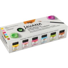 KREUL JAVANA ZESTAW FARB DO JASNYCH TKANIN 6X20ML