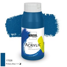KREUL Triton Acrylic Liquid – błękit podstawowy, 750 ml