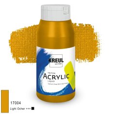 KREUL Triton Acrylic Liquid – jasna ochra, 750 ml