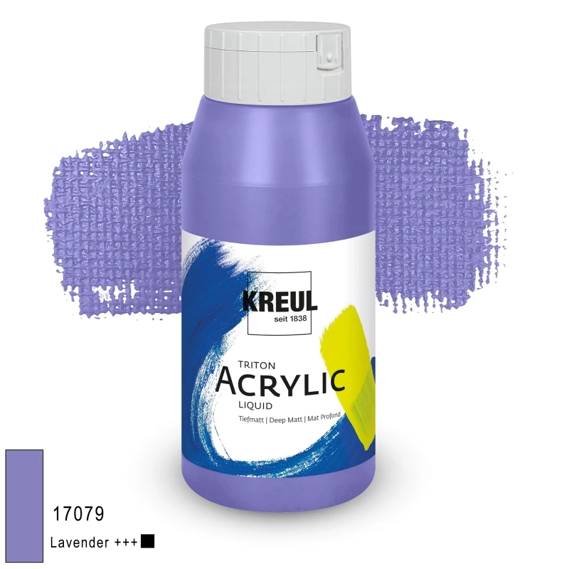 KREUL Triton Acrylic Liquid – lawendowy, 750 ml