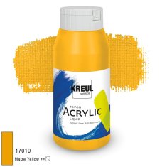 KREUL Triton Acrylic Liquid – żółcień kukurydziana, 750 ml