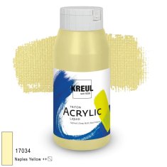 KREUL Triton Acrylic Liquid – żółcień neapolitańska, 750 ml