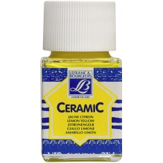 Lefranc & Bourgeois Farba do ceramiki CERAMIC Lemon Yellow 50 ml -WYPRZEDAŻ