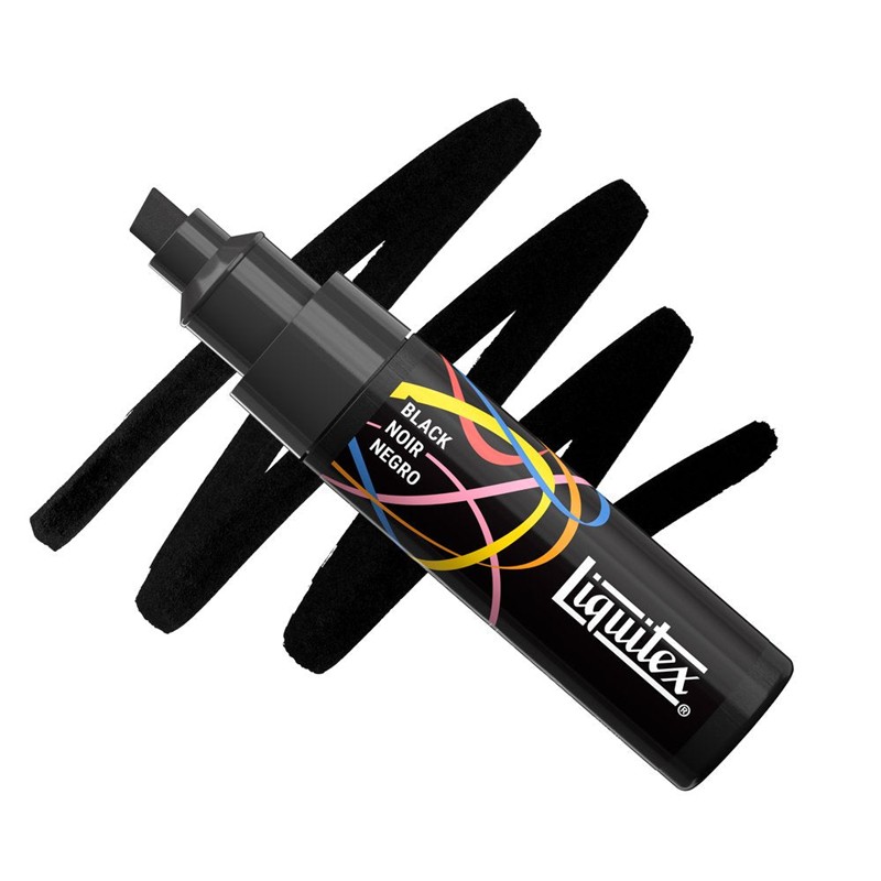 Liquitex Marker Black 8 mm – marker akrylowy