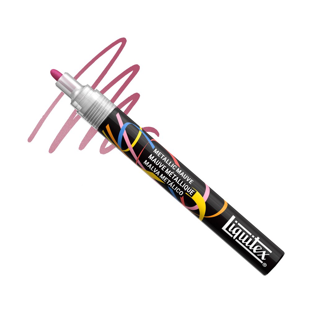 Liquitex Marker Metallic Mauve 2 mm – marker akrylowy