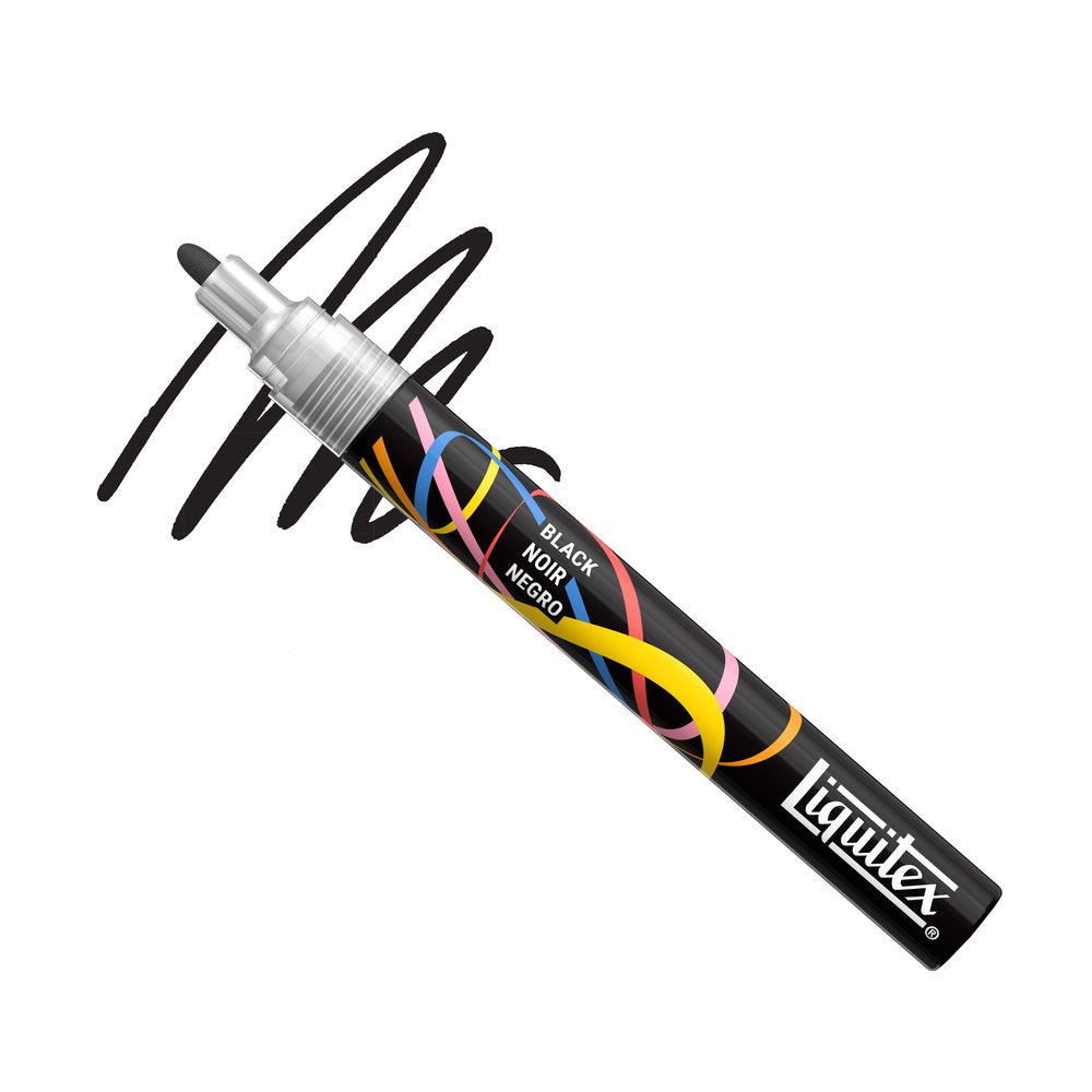 Liquitex Marker Black 2 mm – marker akrylowy