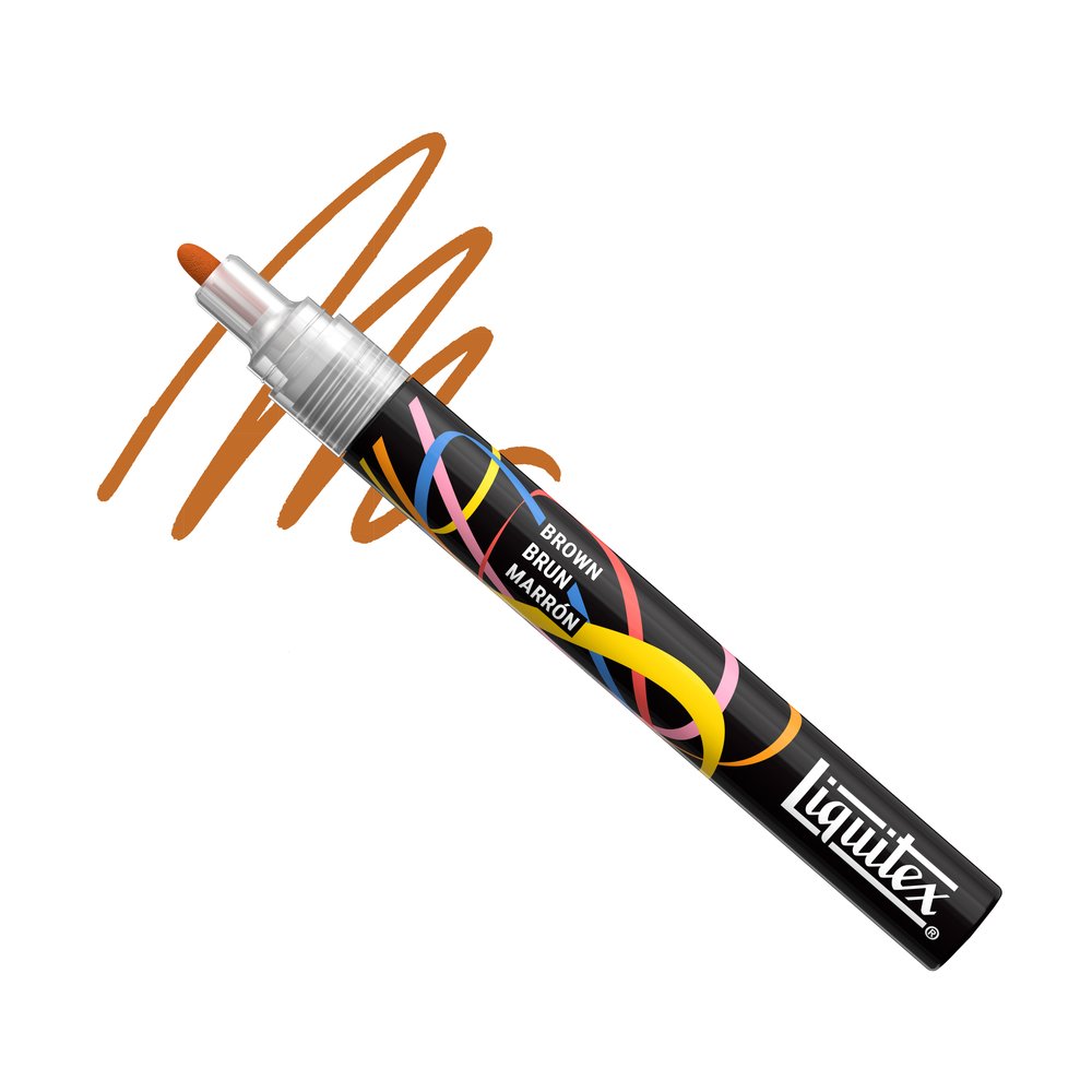 Liquitex Marker Brown 2 mm – marker akrylowy