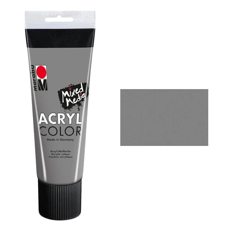 MARABU AKRYL COLOR 225 ML 079 - DARK GREY - farba akrylowa