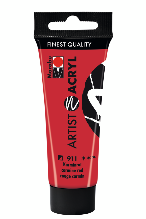 MARABU ARTIST ACRYL 22 ml 911 CARMINE RED