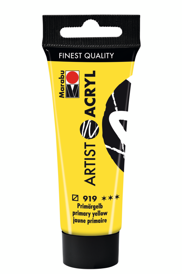 MARABU ARTIST ACRYL 22 ml 919 PRIMARY YELLOW
