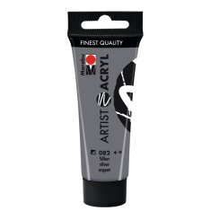 MARABU ARTIST ACRYL 22 ml 082 SILVER 