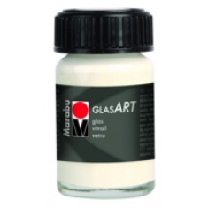 MARABU GLASART 15 ML - 470 WHITE - farba do szkła
