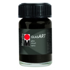 MARABU GLASART 15 ML - 473 BLACK - farba do szkła