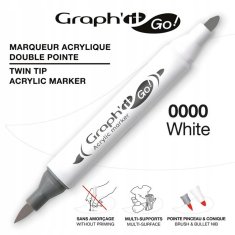 GRAPH'IT GO MARKER AKRYLOWY  Z DWIEMA KOŃCÓWKAMI