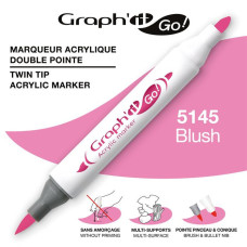 MARKER AKRYLOWY GRAPH\'IT GO Z DWIEMA KOŃCÓWKAMI NR 5145 BLUSH
