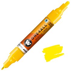 MARKER MOLOTOW ONE4ALL TWIN 1,5/4MM ZINC YELLOW 006