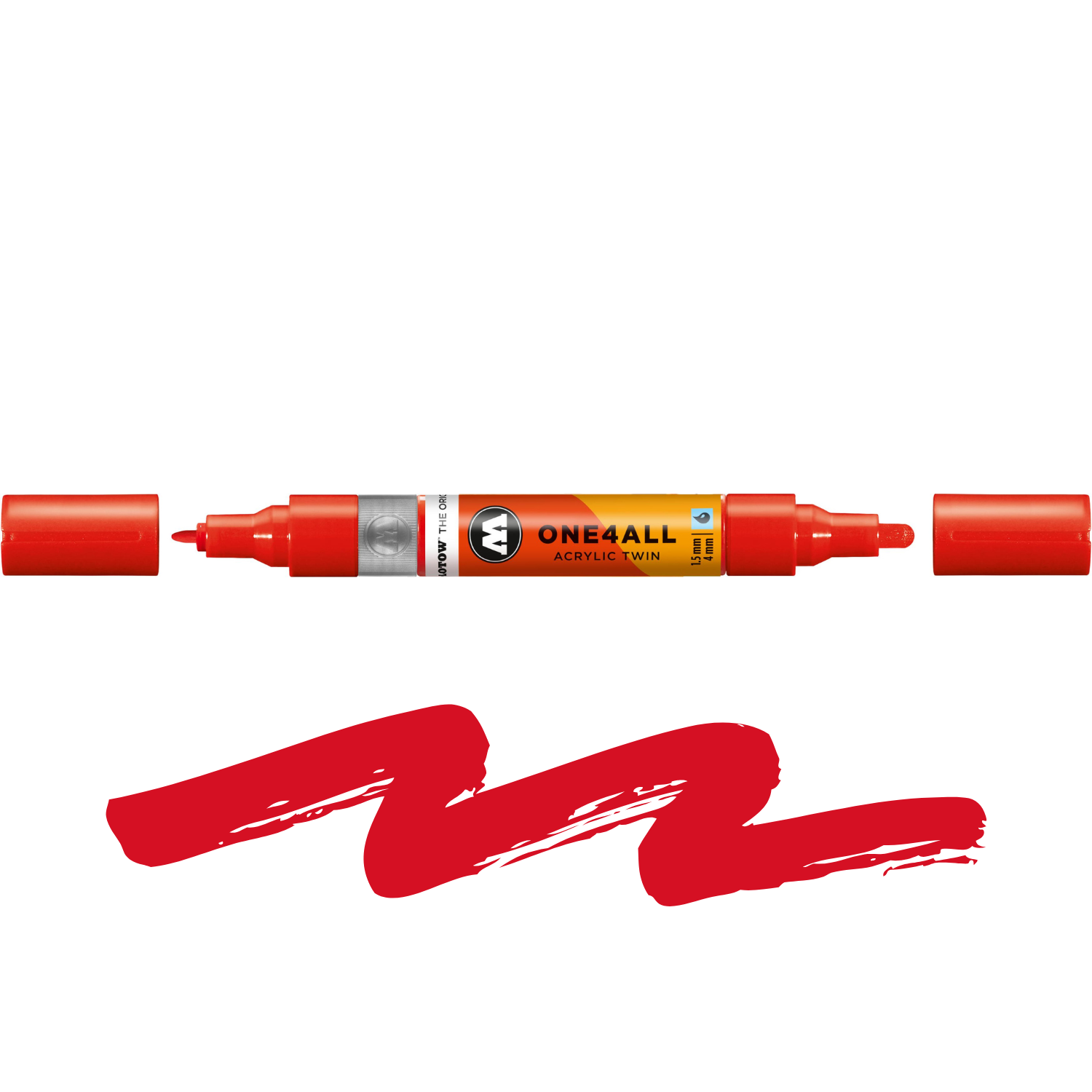 MARKER MOLOTOW ONE4ALL TWIN 1,5/4MM TRAFFIC RED 013