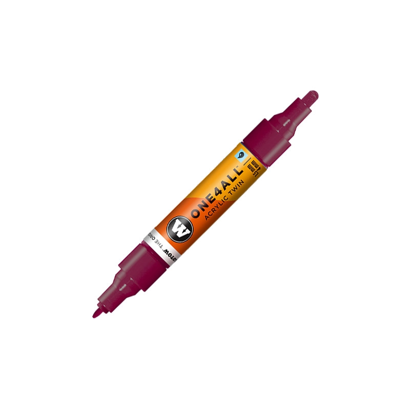 MARKER MOLOTOW ONE4ALL TWIN 1,5/4MM BURGUNDY 086