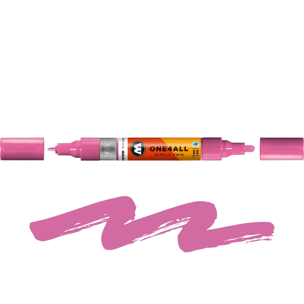 MARKER MOLOTOW ONE4ALL TWIN 1,5/4MM FUCHSIA PINK 231