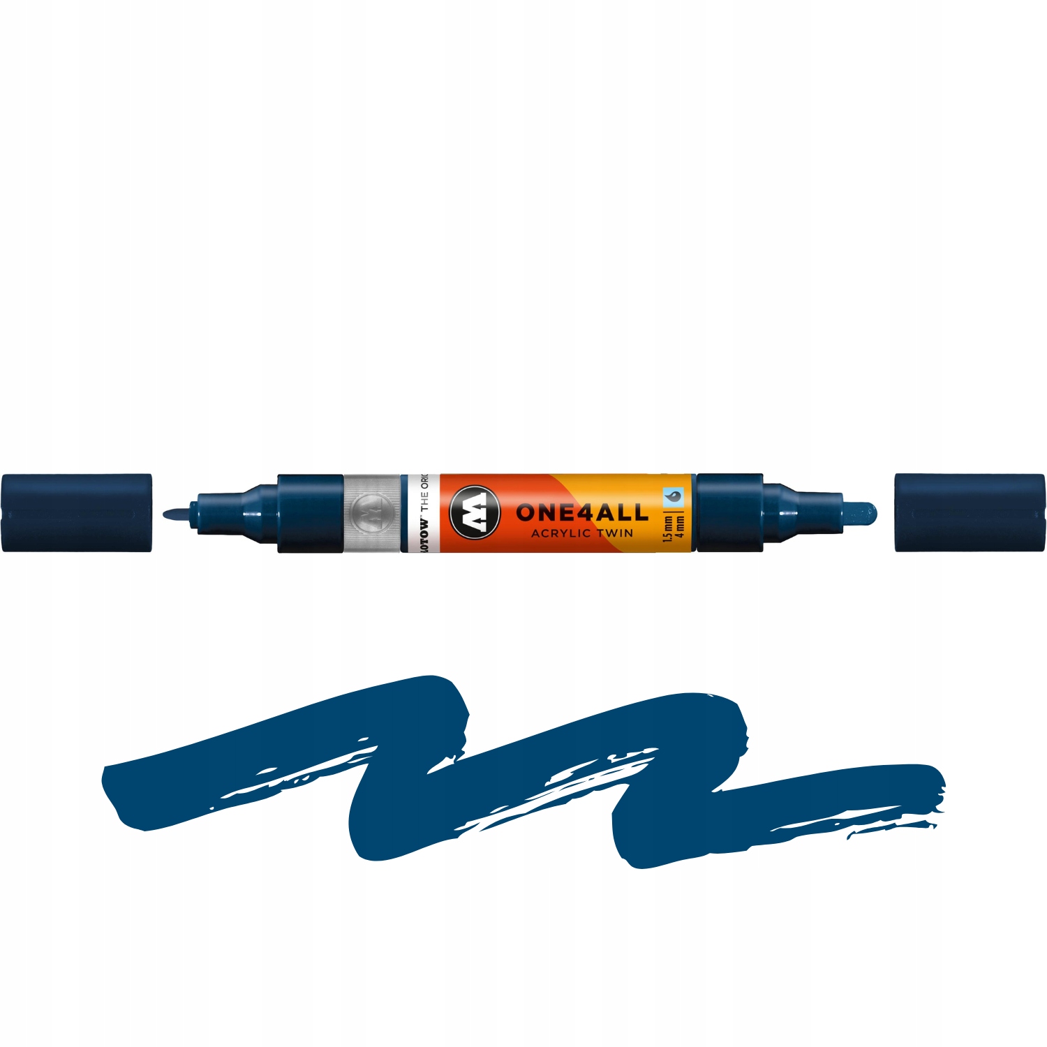 MARKER MOLOTOW ONE4ALL TWIN 1,5/4MM PETROL 027