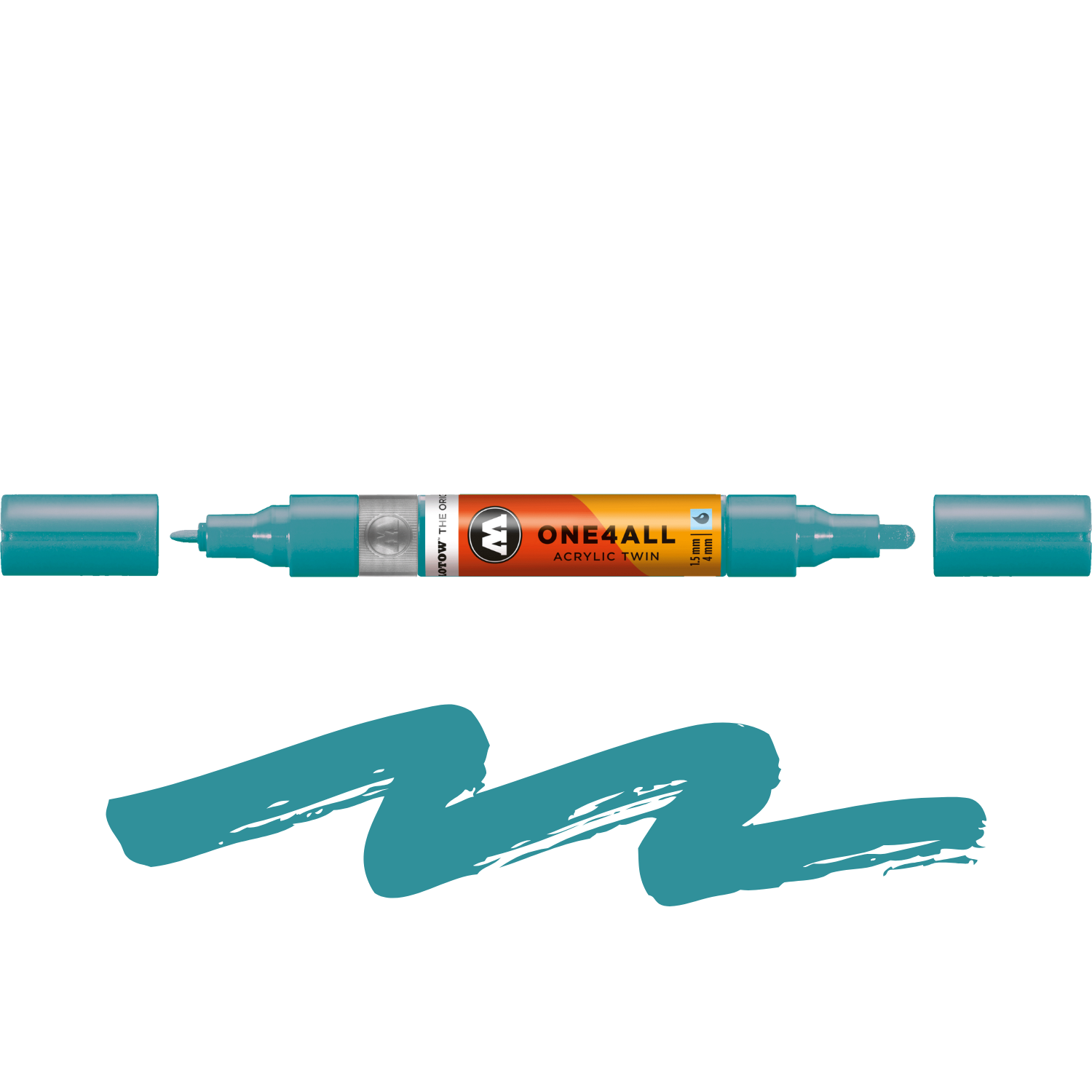 MARKER MOLOTOW ONE4ALL TWIN 1,5/4MM OLYMPIA GREEN 254