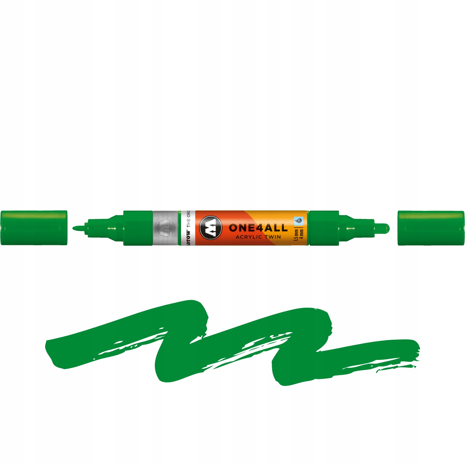 MARKER MOLOTOW ONE4ALL TWIN 1,5/4MM CLOVER GREEN 256