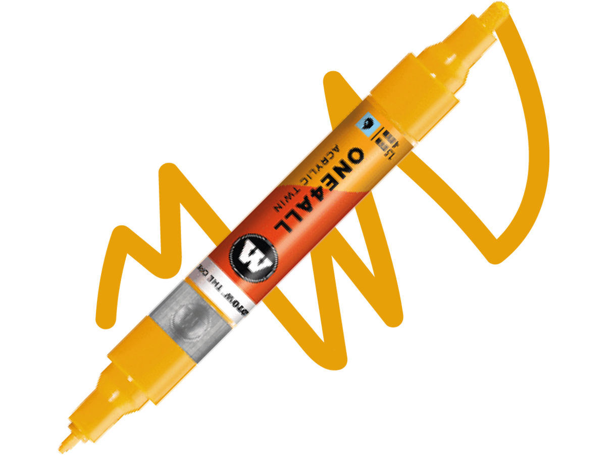 MARKER MOLOTOW ONE4ALL TWIN 1,5/4MM MUSTARD 258