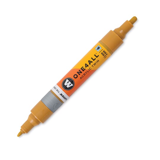 MARKER MOLOTOW ONE4ALL TWIN 1,5/4MM OCHER BROWN LIGHT 208
