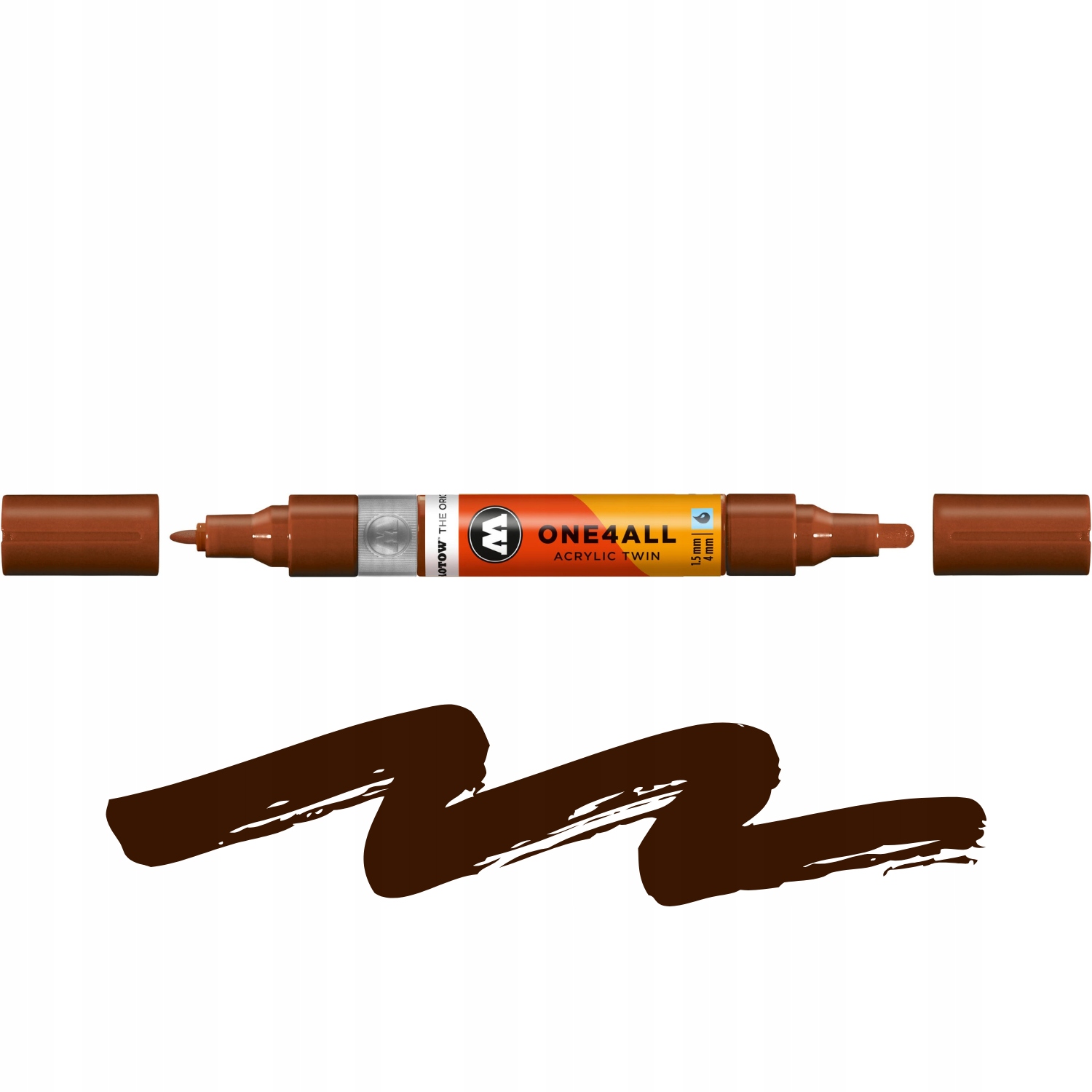 MARKER MOLOTOW ONE4ALL TWIN 1,5/4MM HAZELNUT BROWN 092