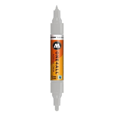 MARKER MOLOTOW ONE4ALL TWIN 1,5/4MM METALLIC SILVER 227