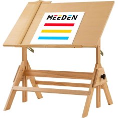 Meeden Drewniana Rysownica Stojąca