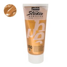 PEBEO ACRYLIC STUDIO HV FARBA IRIDESCENT PRECIOUS GOLD 100 ML