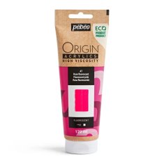 PEBEO ORIGIN ACRYLIC 120ML FLUORESCENT PINK 47 Farba akrylowa