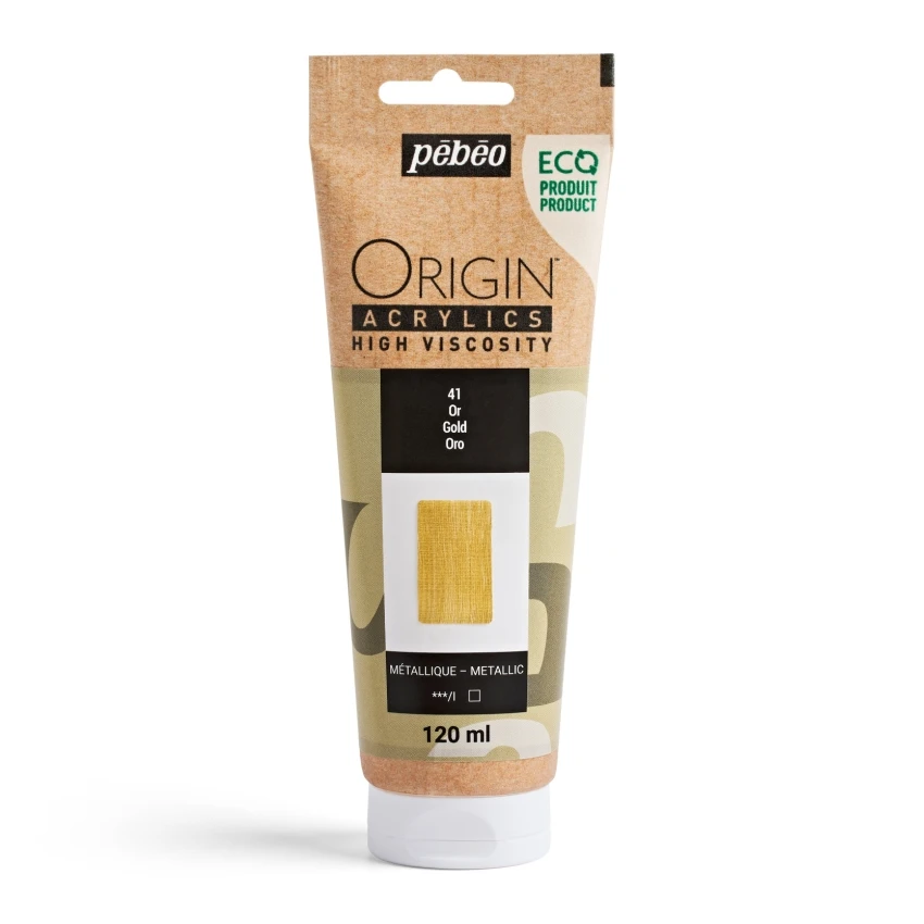 PEBEO ORIGIN ACRYLIC 120ML GOLD 41 Farba akrylowa