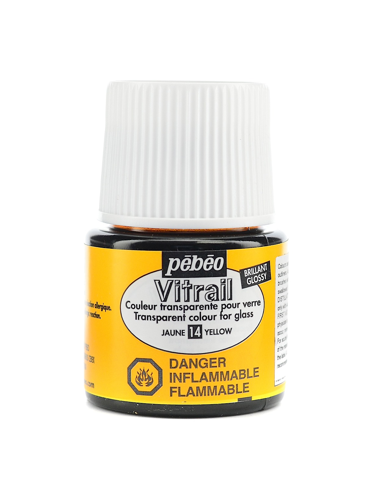 PEBEO VITRAIL FARBA D0 SZKŁA 45ML YELLOW