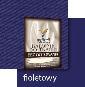 REKOL BARWNIK DO TKANIN 15 g BEZ GOTOWANIA FIOLETOWY