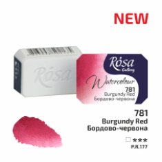 ROSA WATERCOLOR 1/1 781 BURGUNDY RED
