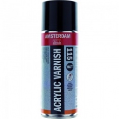 ROYAL TALENS Werniks akrylowy matowy AMSTERDAM 115 do farb akrylowych i olejnych spray 400ml 
