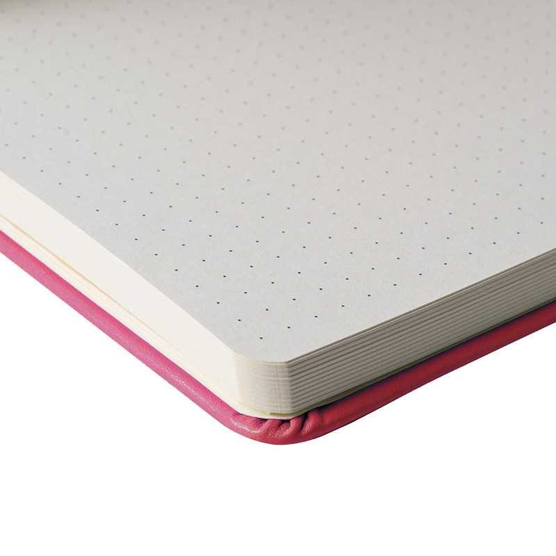 SAKURA NOTATNIK W KROPKI 13X21 PLUM BLOSSOM