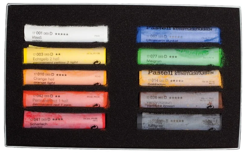 SCHMINCKE FINEST EXTRA SOFT PASTEL SET 10 SZT. KARTON