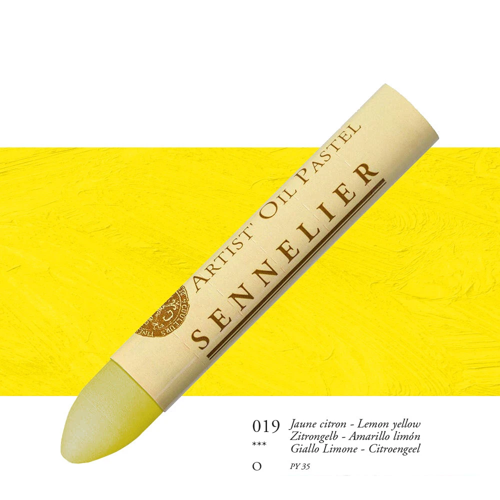 Sennelier pastela olejna 019 lemon yellow