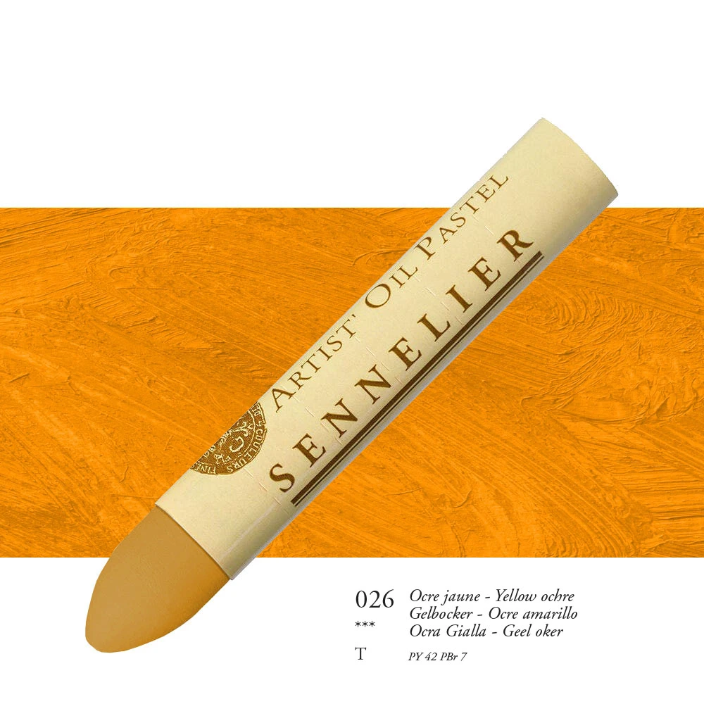 Sennelier pastela olejna 026 yellow ochre