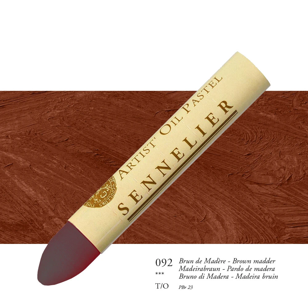 Sennelier pastela olejna 092 brown madder