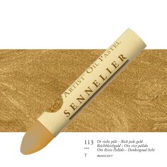 Sennelier pastela olejna 113 irid. rich pale gold