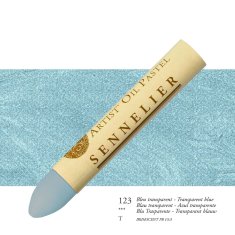 Sennelier pastela olejna 123 irid. transp. blue
