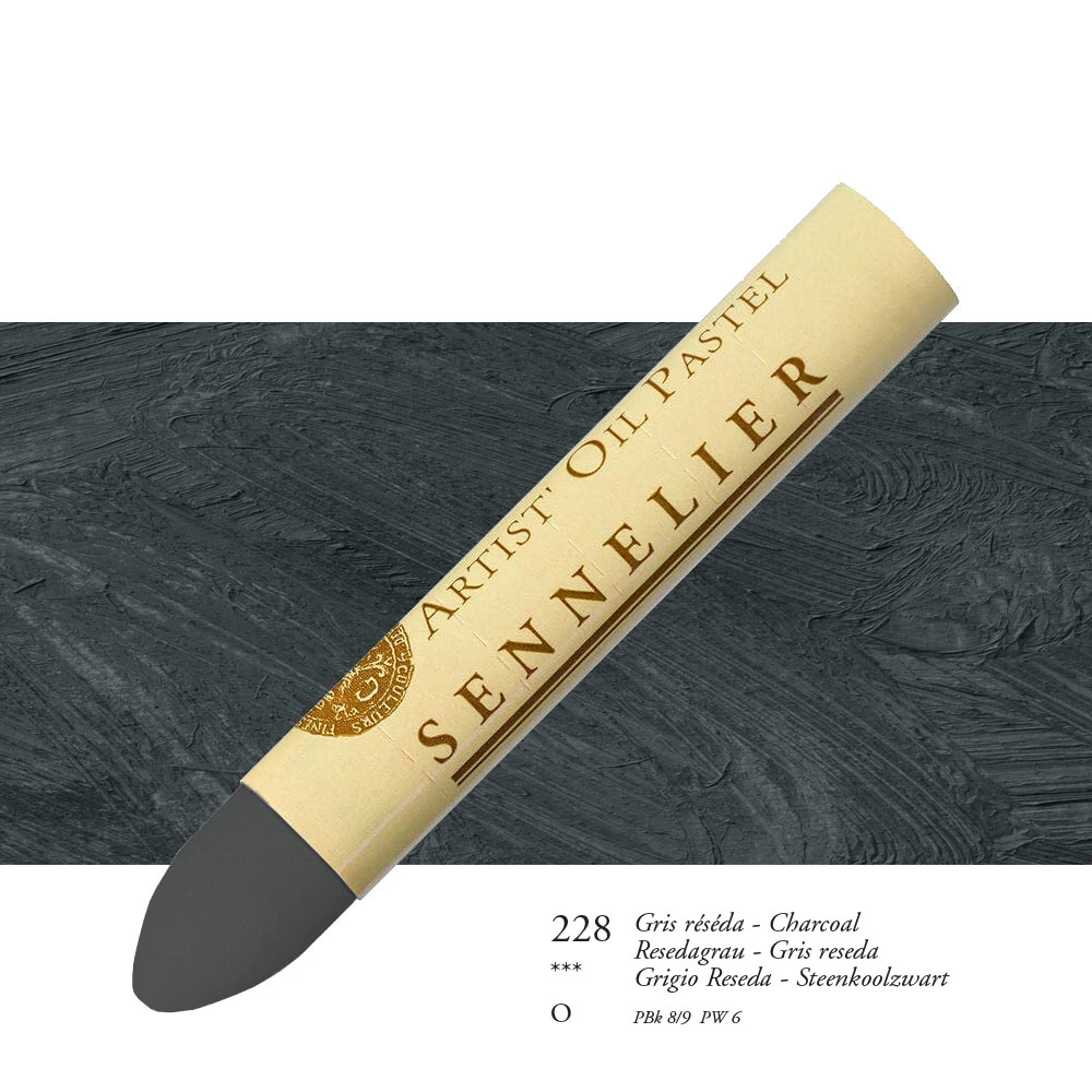 Sennelier pastela olejna 228 charcoal