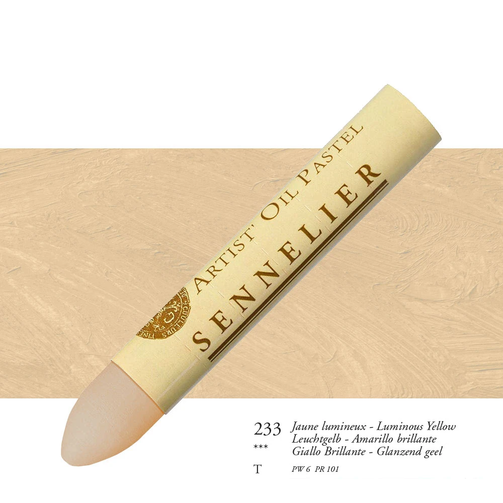 Sennelier pastela olejna 233 luminous yellow