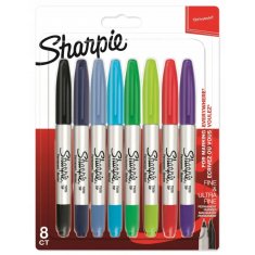 SHARPIE Markey Fine - komplet 8 kolorów